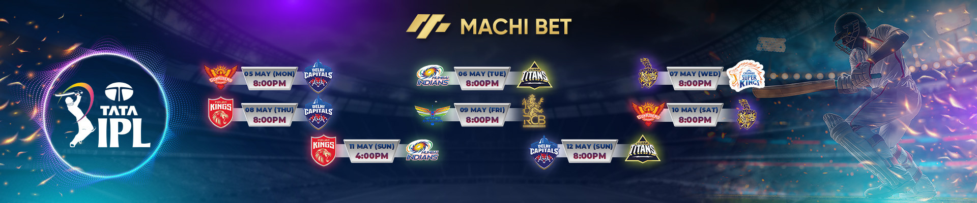 IPL T20 PASS 2025 Banner